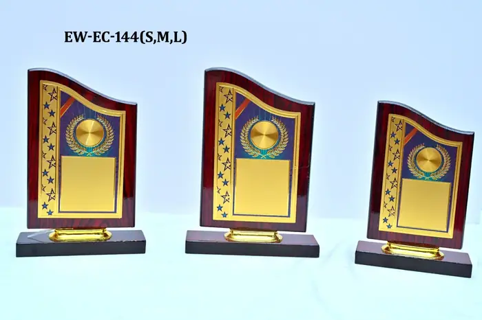 Premium appreciation award plaque set